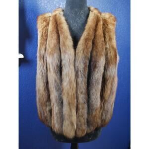 Gorgeous Russian Sable Fur Vest Gilet Coat Jacket